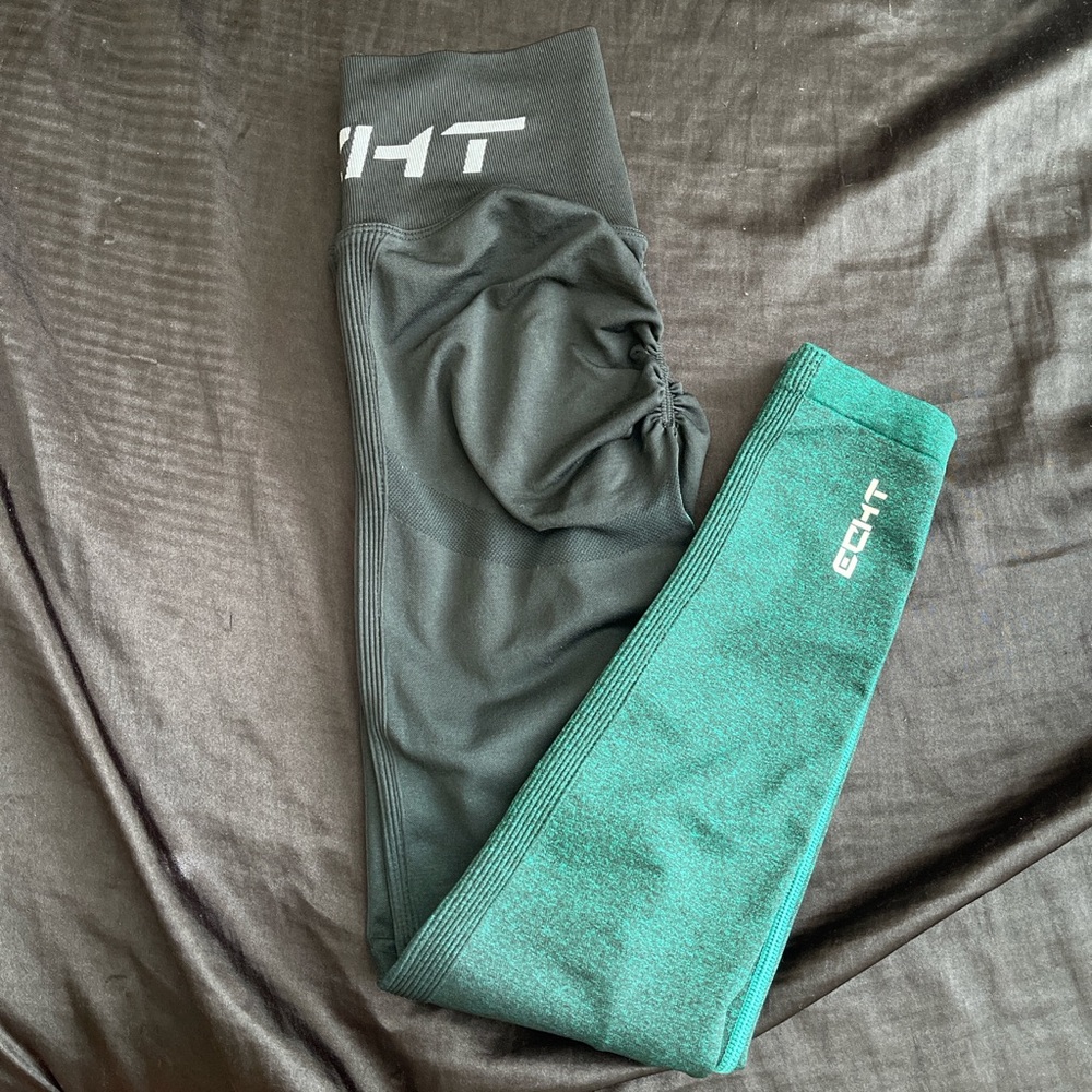 ECHT ombré green leggings